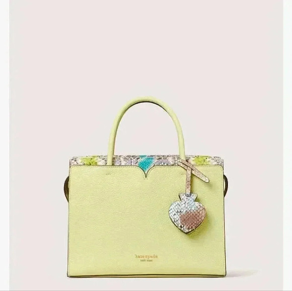 Kate spade Spencer Snake-embossed Medium satchel 👜 handbag - Picture 15 of 17